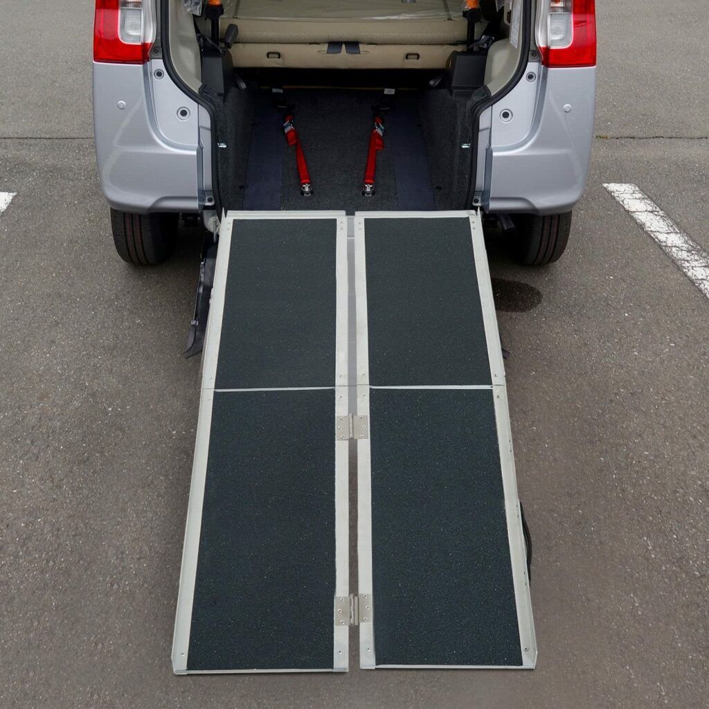 Best Portable Wheelchair Ramps -HOMCOM Aluminum Portable Ramp