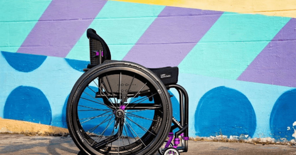 ROHO Mosaic Cushion Review- ROHO cushion in wheelchair