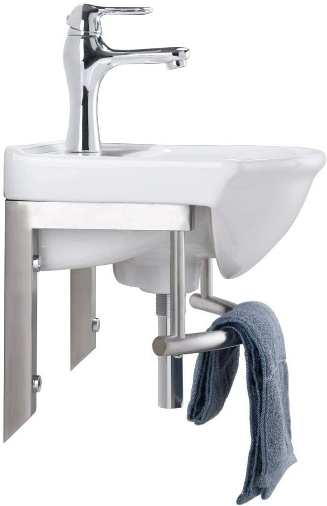 Best Wheelchair Accessible Bathroom Sinks - Ridge Small Wall Mounted Bathroom Sink 