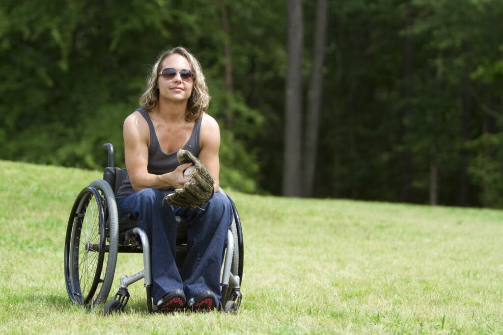 How to Clean a Wheelchair Cushion Clean - Lady Sitting In Wheelchair In the Grass