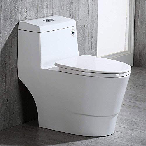 ADA Compliant Toilet - Woodbridge's Cotton White T-0019 toilet 