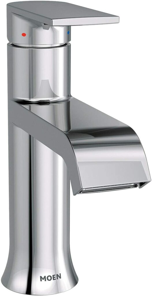 ADA Compliant Faucet -  Moen 6702 Genta One-Handle Single Hole Modern Bathroom Sink ADA Compliant Faucet 