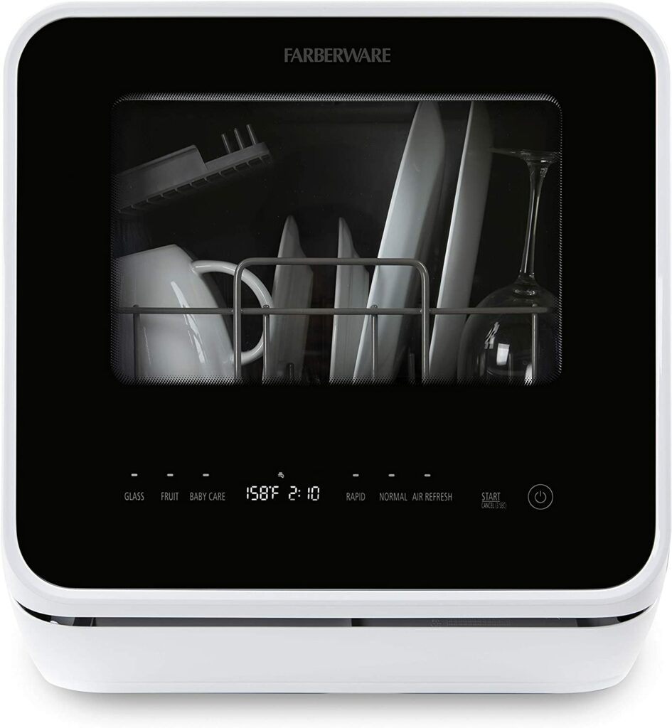 Farberware Portable Countertop Dishwasher - Countertop dishwasher for small kitchens
