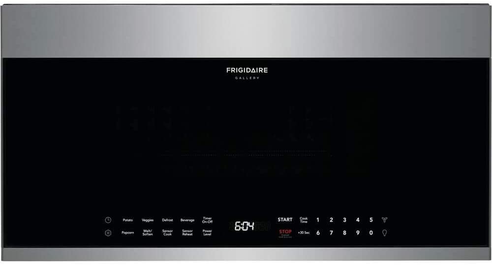 ADA Compliant Microwave-FRIGIDAIRE 30" Gallery Series Stainless Steel Over The Range Microwave with 1.9 cu. ft. Capacity 300 CFM 1000 Watts and Sensor Cooking  ADA Compliant Microwave