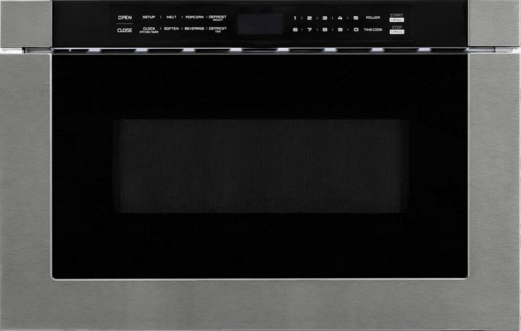 ADA Compliant Microwave-The FORTÉ 24" Microwave Drawer with 1.2 cu. ft. Capacity, 10 Power Levels 
