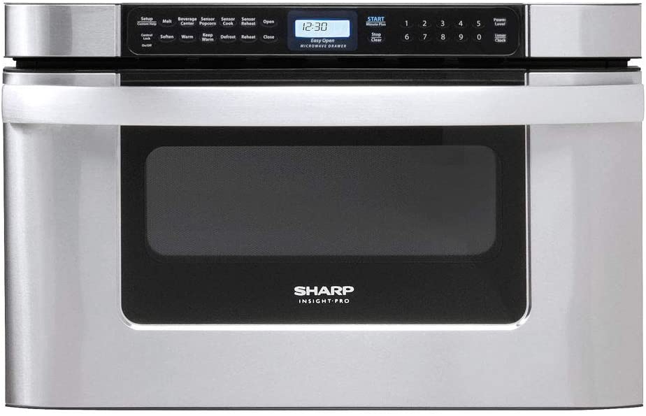 ADA Compliant Microwave-Sharp 24-Inch Microwave Drawer Oven, 1.2 cu. ft., Stainless Steel  