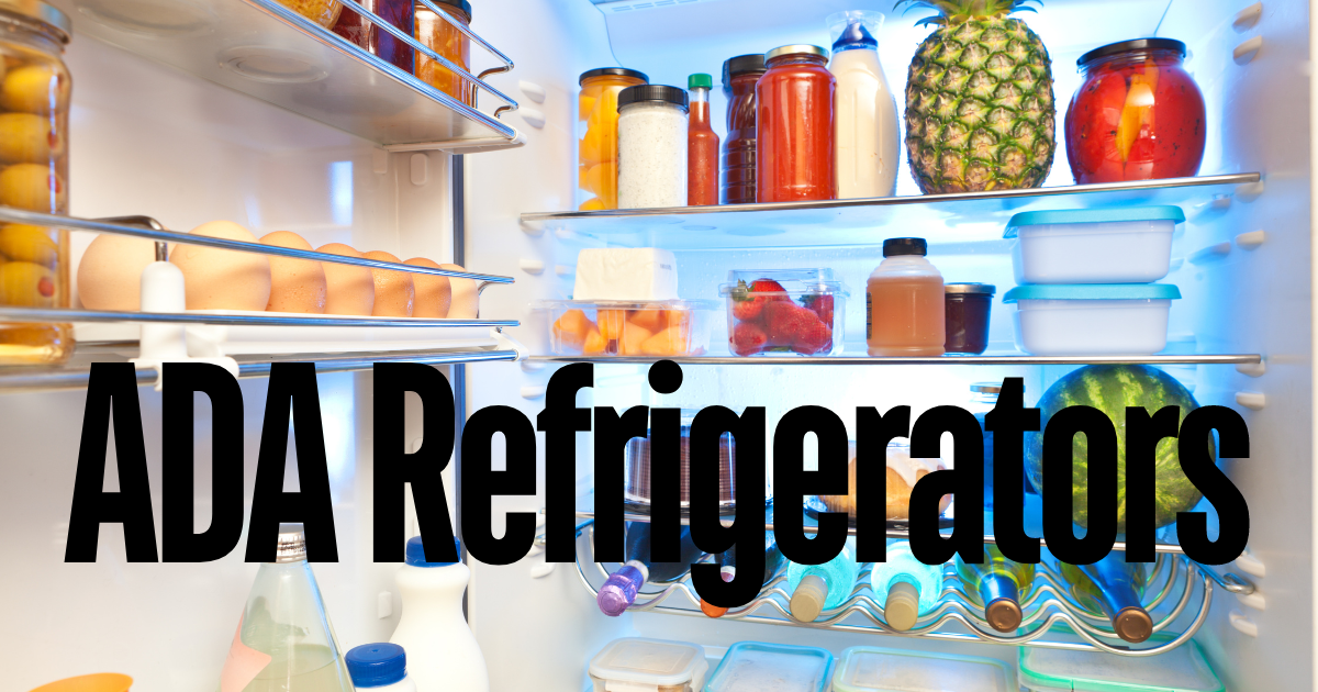 ADA-compliant refrigerators