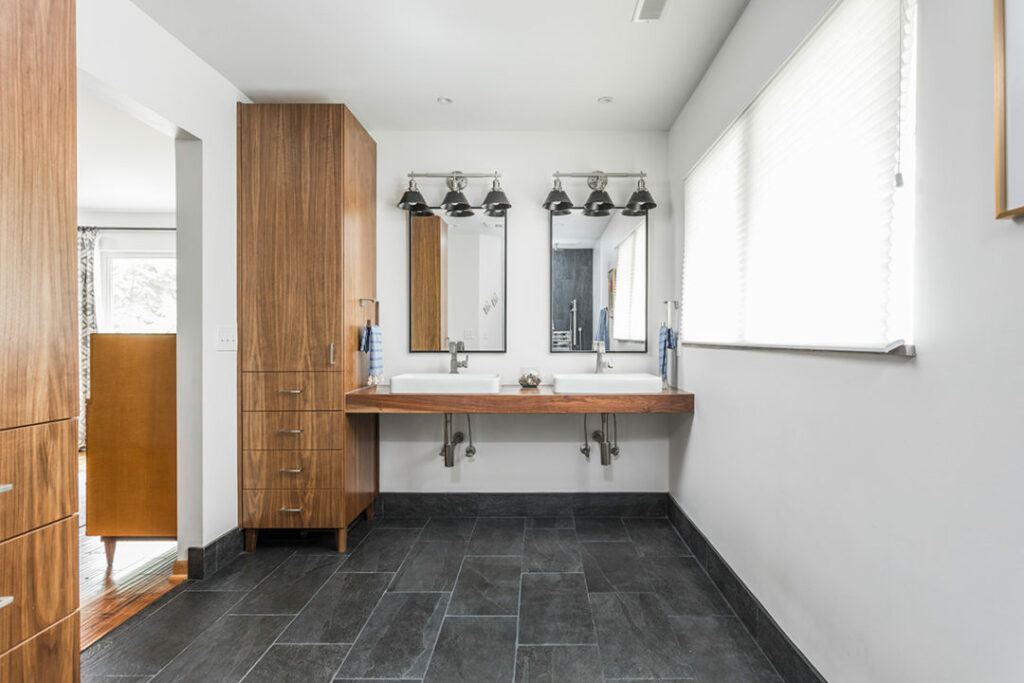 ADA  Bathrooms Sink - Done in the Mid Century Modern Style