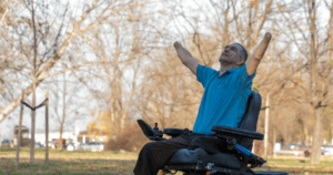 Portable electric wheelchair