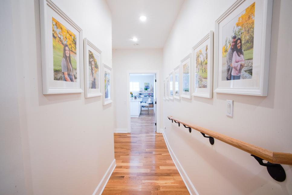  ADA Accessible Home - Hallway with hand rails and ramp