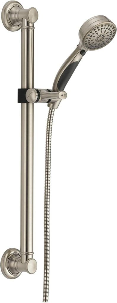 ADA Complaint Handheld Shower head -  Delta Faucet 9-Spray ADA-Compliant Slide Bar Hand Held Shower with Head