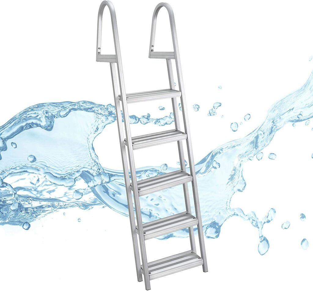 Boat Ladders For Elderly - RecPro 5 Step Removable Boar