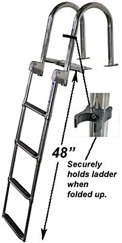 Boat Ladders For Elderly - RecPro Marine 4 Step Heavy Duty OEM Grade