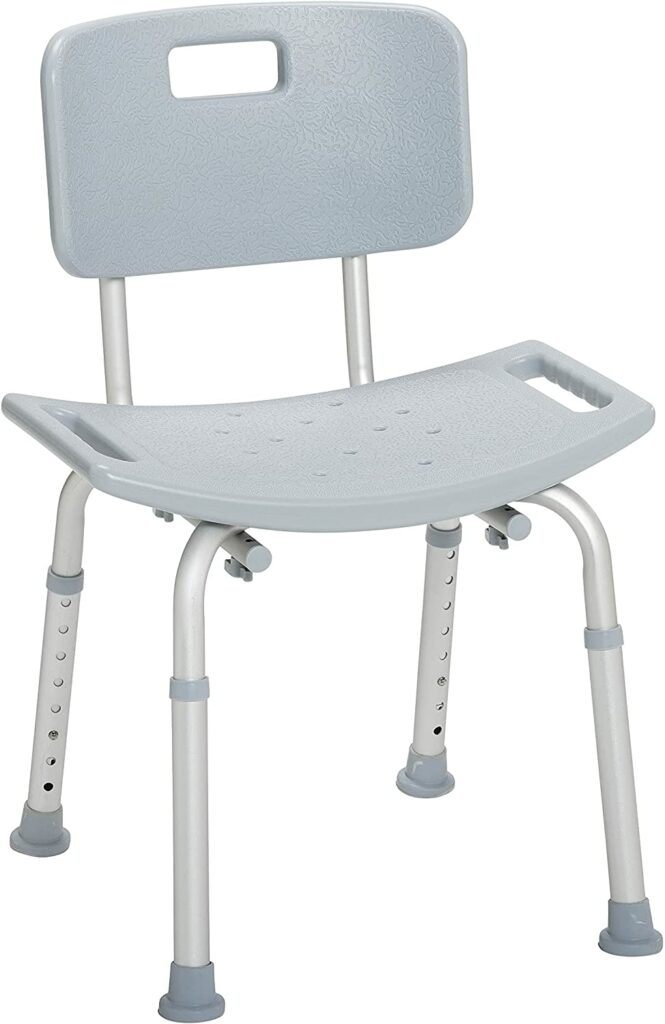 Bath Chairs for Elderly - Drive Medical Handicap Bathroom Bench with Back