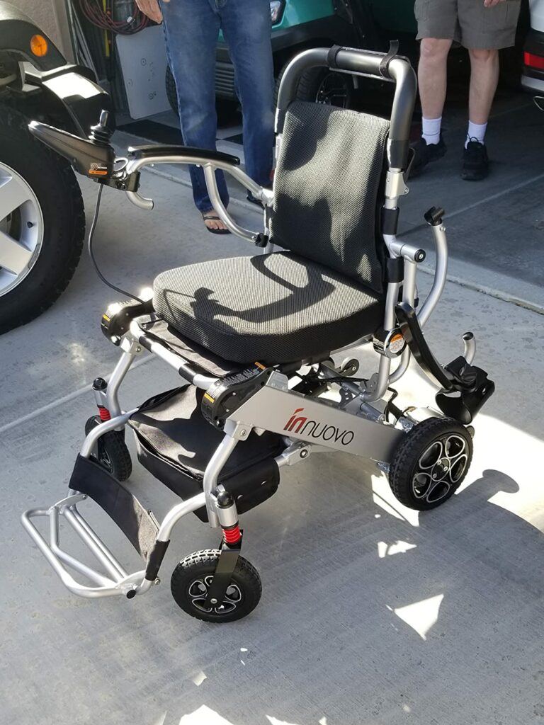 Innuovo Electric Wheelchair Review - Unfolded