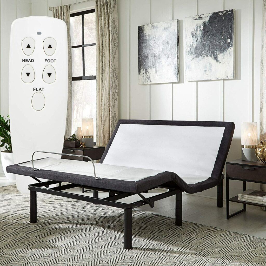 Adjustable Beds for Seniors - Blissful Nights e3 Queen Adjustable Bed Base with Wireless Remote