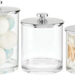 Glass storage jars