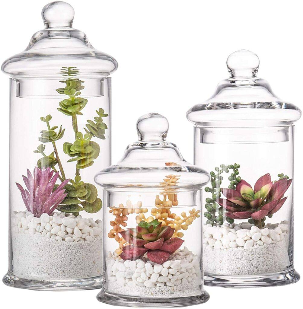 Best Glass Storage Jars For Your Bathroom 