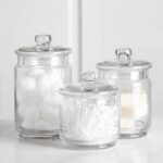 Glass storage jars