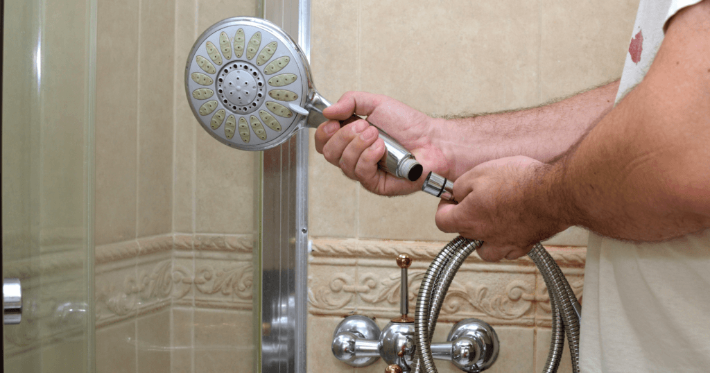 installing a handheld shower head