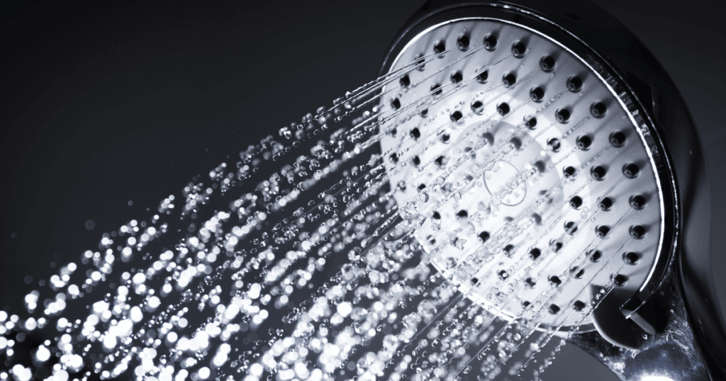 How to Install A Grab Bar In A Fiberglass Shower: Shower Head