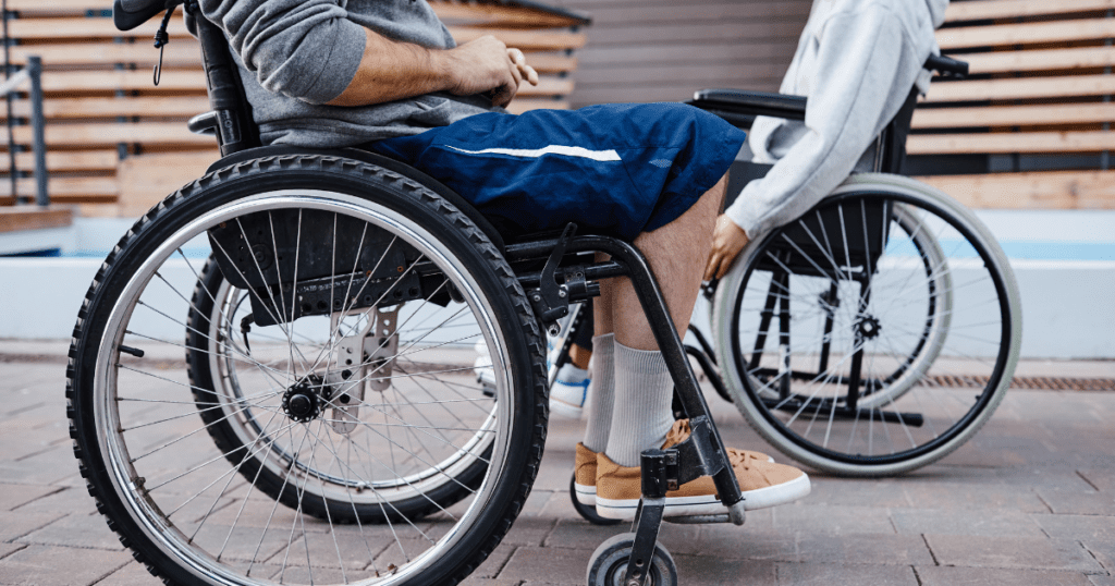 self-propelled wheelchair