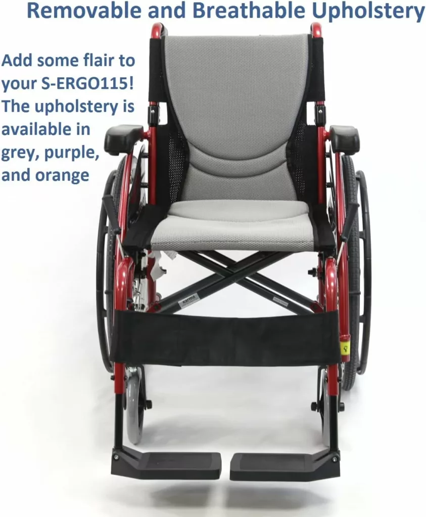 Karman S-115 Ergonomic Wheelchair-features