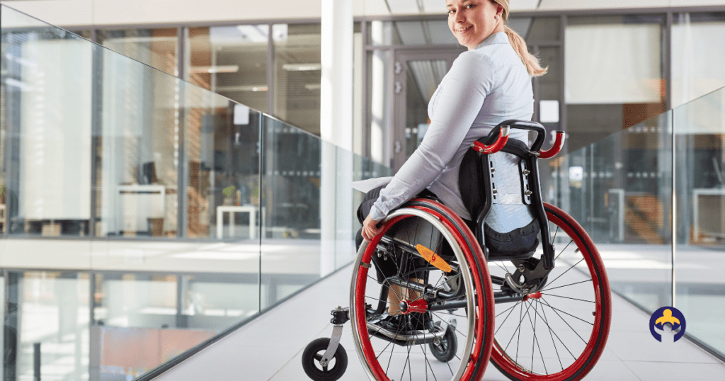 The History Of The Wheelchair-woman in special   wheelchair