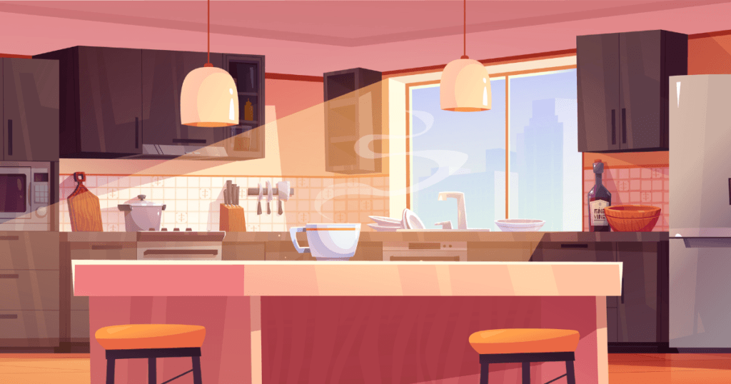 ergonomic kitchen has taken center stage in home design