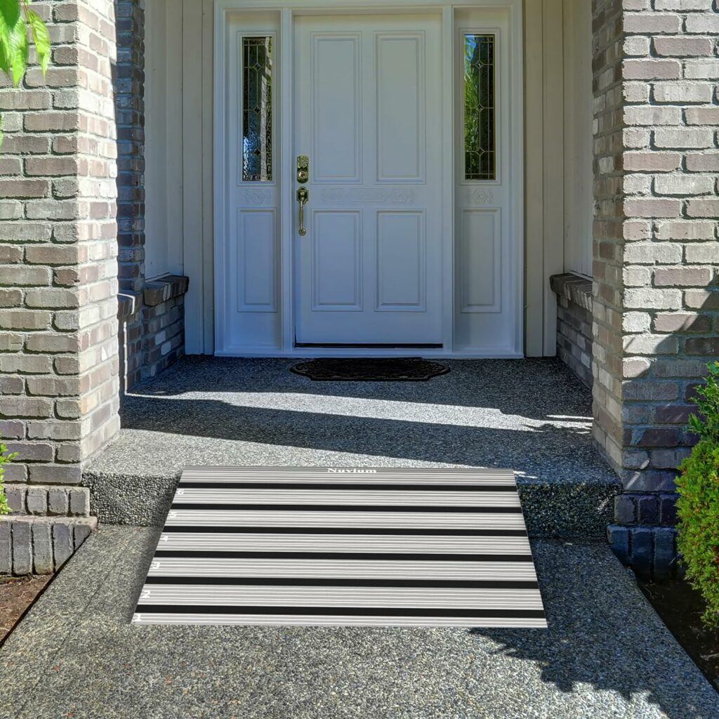 Essential Wheelchair Threshold Ramps-Aluminum Door Entry Ramp for Wheelchairs