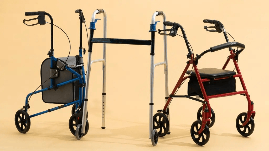 Three different types of walkers.