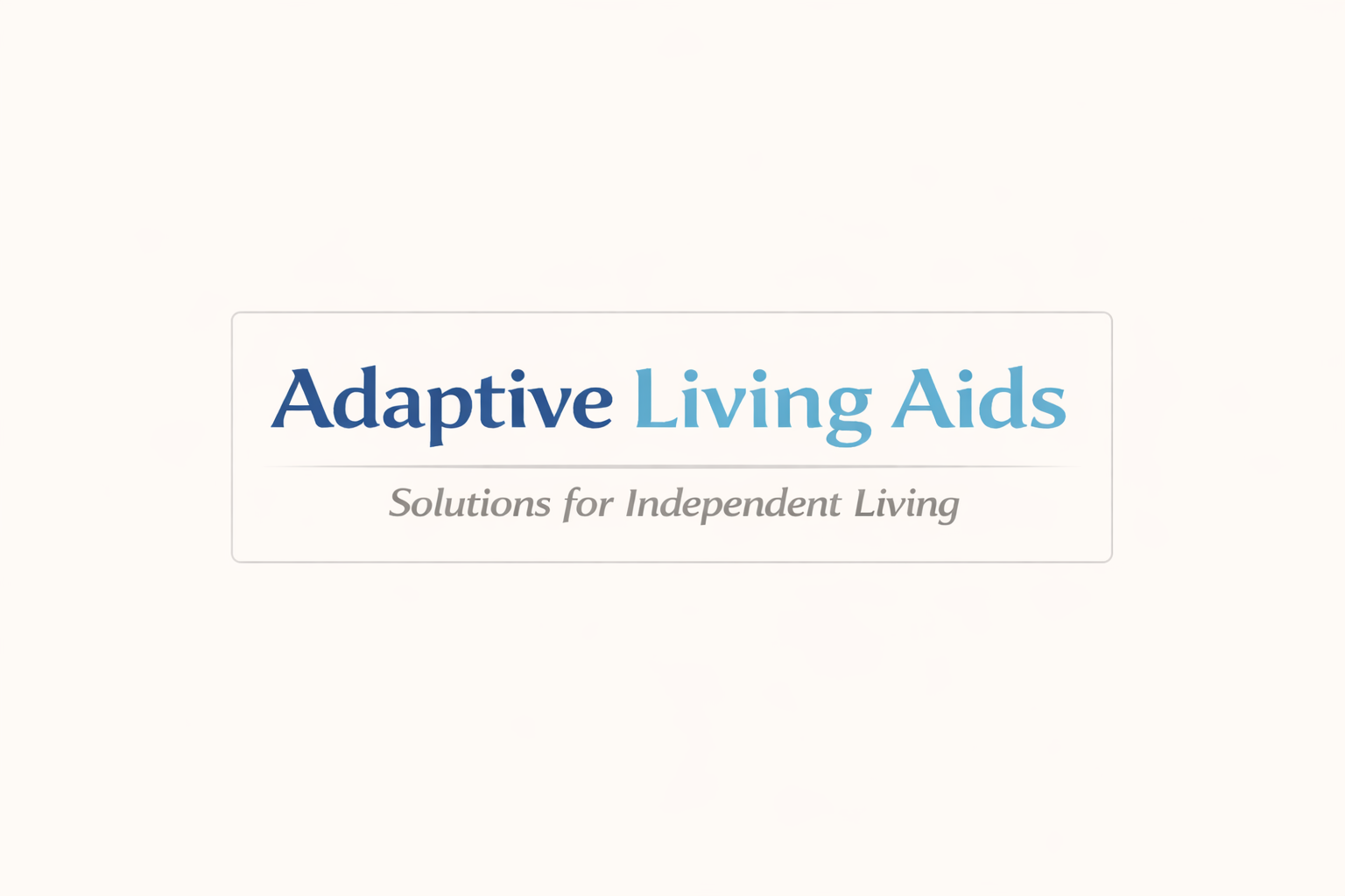 Adaptive Living Aids