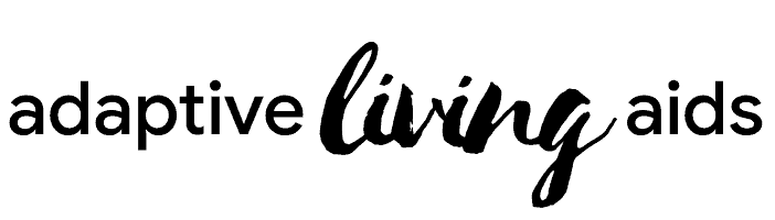 Adaptive Living Aids logo with transparent header background.