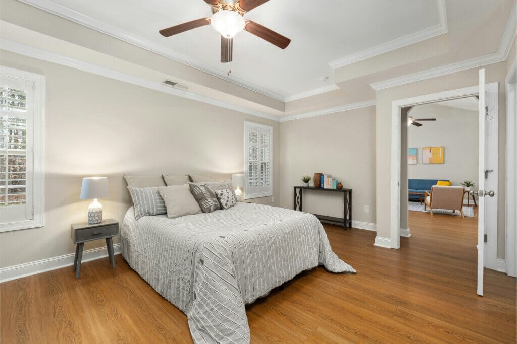 Brightly Lit Bedroom For Safety When Using A Walker: Walker Safety Tips at Home