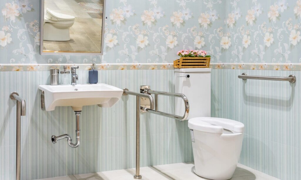 beautiful accessible bathroom
