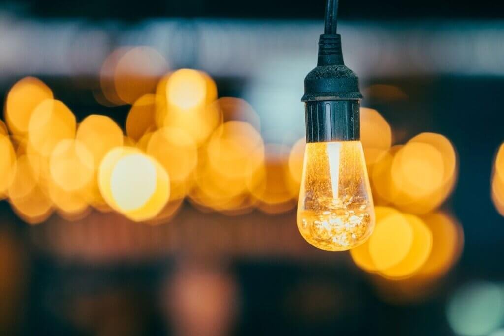 hanging lights to light your way 
