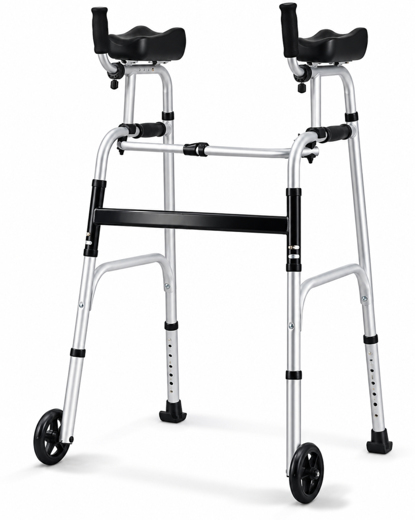 Silver Forearm Platform Walker Product Shot